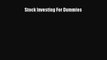 [Download] Stock Investing For Dummies PDF Online