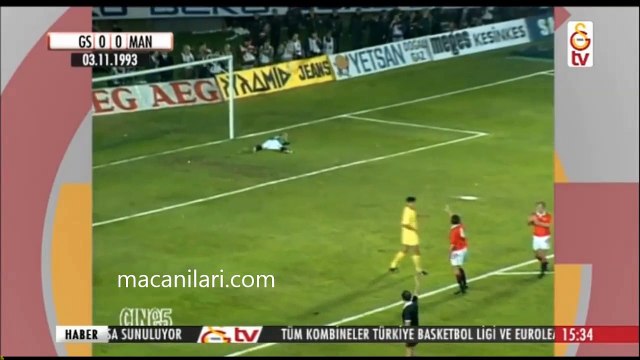 [HD] 03.11.1993 - 1993-1994 UEFA Champions League 2nd Round 2nd Leg Galatasaray 0-0 Manchester United