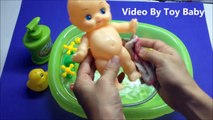 Baby Doll Bathtime How to Bath a Baby Kids toys 인형 베이비 샤워