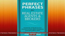 READ book  Perfect Phrases for Real Estate Agents  Brokers Perfect Phrases Series Online Free