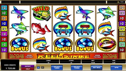 Reel Strike ilmainen kasino kolikkopeli Microgaming Video Esikatselu