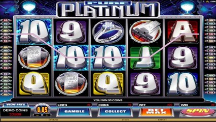 Pure Platinum ilmainen kasino kolikkopeli Microgaming Video Esikatselu