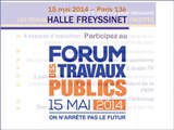 Rejoignez-nous le 15 mai au Forum des Travaux Publics à la Halle Freyssinet