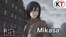 Attack on Titan : Wings of Freedom - Mikasa's Showcase