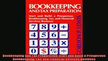 READ book  Bookkeeping and Tax Preparation Start and Build a Prosperous Bookkeeping Tax and Online Free