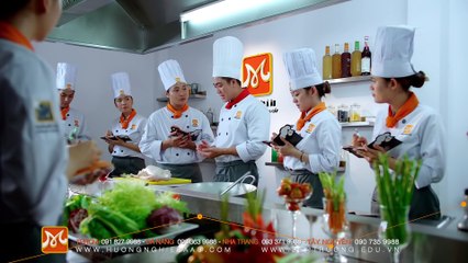 lớp học nấu ăn -pha chế - làm bánh-Hướng Nghiệp Á Âu