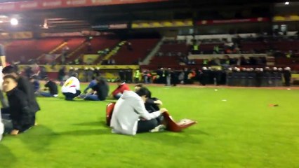 lit down the stadium