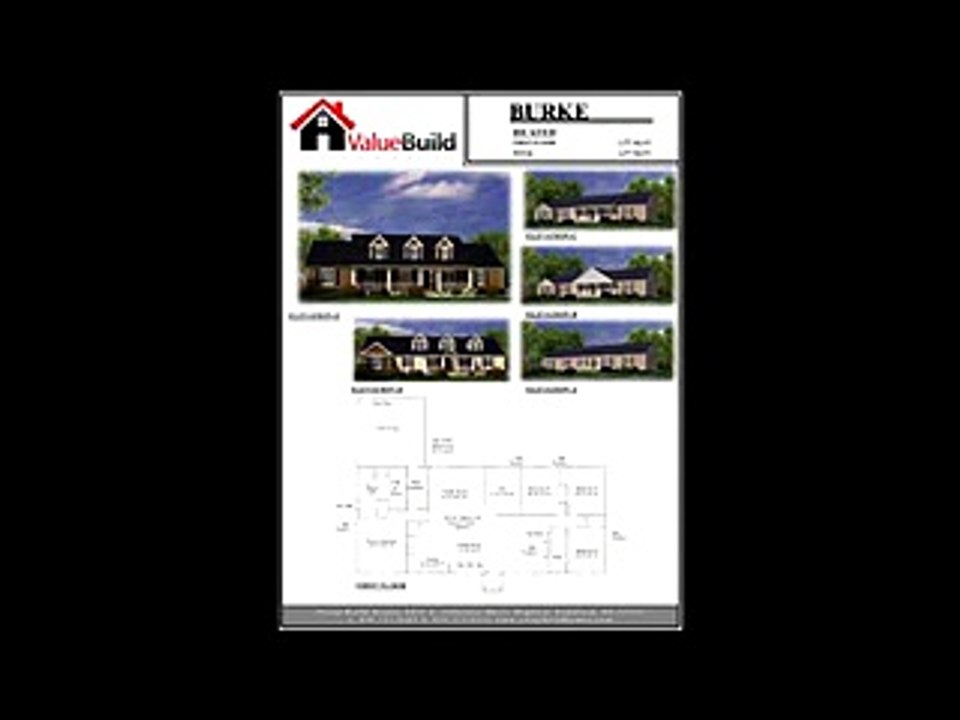 Four Bedroom House Plans - Custom Home Designs - Value Build Homes