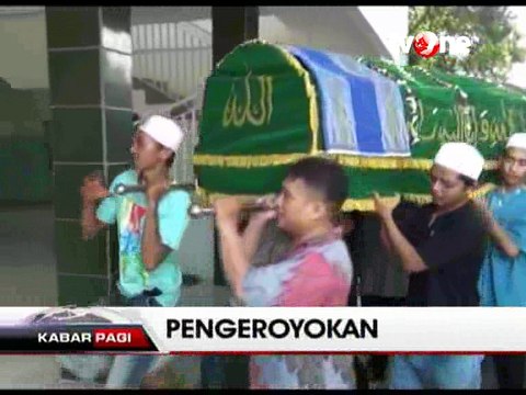 Suporter Persija yang Diduga Tewas Dipukul Polisi Dimakamkan