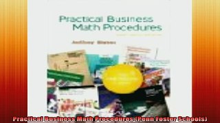 READ FREE Ebooks  Practical Business Math Procedures Penn Foster Schools Full EBook