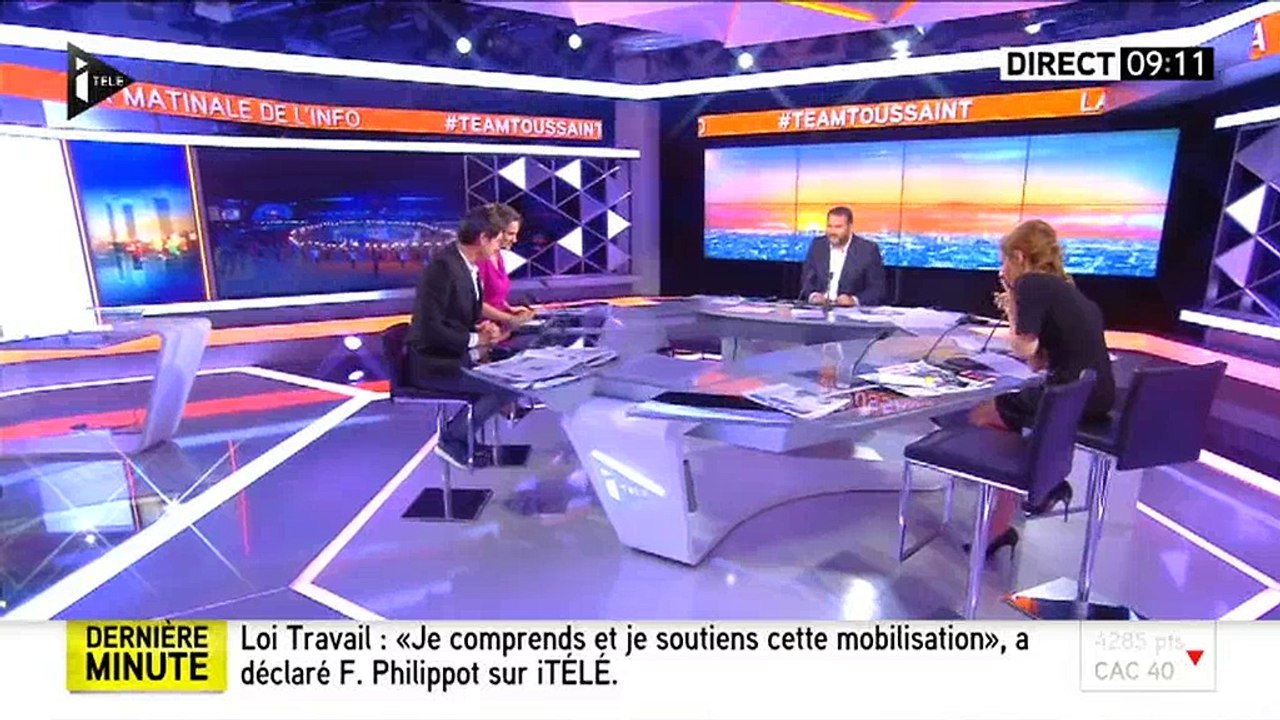 Avec humour, Bruce Toussaint reproche à une collaboratrice de "ne pas être clair" - Regardez
