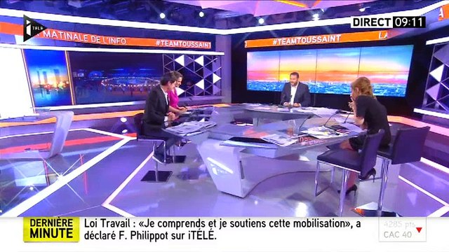 Avec humour, Bruce Toussaint reproche à une collaboratrice de ne pas être clair - Regardez