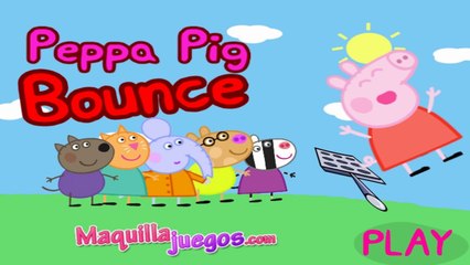 PEPPA PIG EPISODES  - peppa pig  - Games For Kids -  Peppa Pig Bounce 2016 -  Funny video