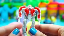 Play doh Surprise eggs peppa pig toy Transformers egg Surprise opening #playdoh videos