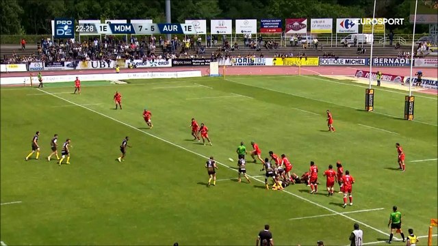 SITE OFFICIEL STADE MONTOIS RUGBY - ESSAI 2 C. OTAZO - STADE MONTOIS vs AURILLAC