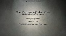 Return Of The King: Behind The Scenes 2012 DVD Menu Walkthrough