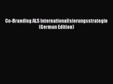 Read Co-Branding ALS Internationalisierungsstrategie (German Edition) Ebook Free
