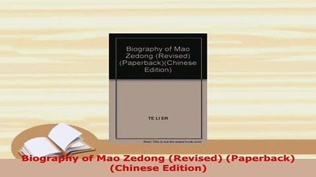 PDF Biography of Mao Zedong Revised PaperbackChinese Edition PDF Book Free