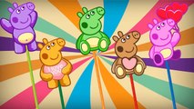 Finger Family Peppa Pig Teddy Bears Lollipop Rhyme   Nursery Rhymes for Kids ☆ Sing Song Offical Mus