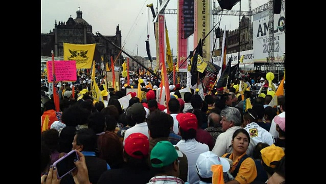 Cierre de campaña AMLO 27 junio 2012
