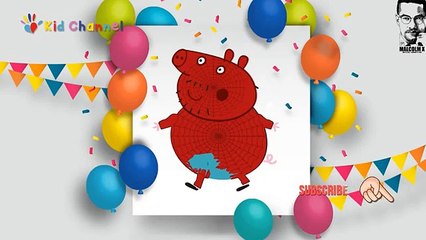 034 Peppa pig juegos  peppa kids  Finger Family   Popular Nursery Rhymes Kids Songs 16 05 2016 360p'