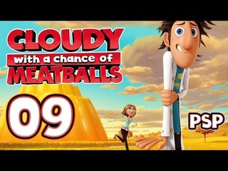 Cloudy With A Chance Of Meatballs Walkthrough Part 9 (PSP) World 6 ~ Level 1 & 2