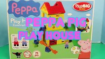 Peppa Pig Park Play House Construction Set Playground Slides George Pig Mega Bloks Cartoon Toys   Co