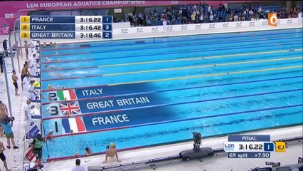 VIDEO. Euro : Les Bleus remportent les demi-finales du 4x100m NL