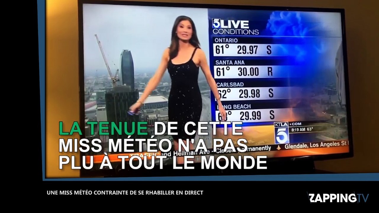 Miss Meteo Perd Sa Robe En Direct