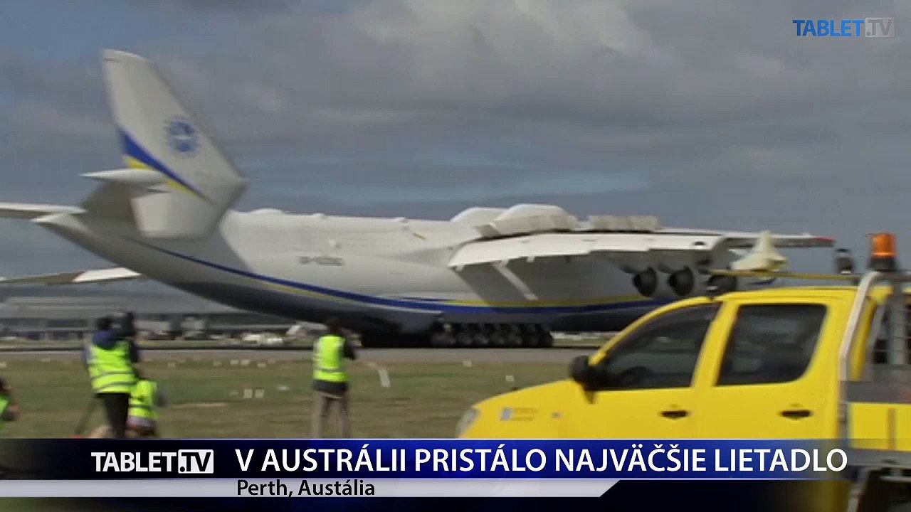 Najväčšie lietadlo na svete pristálo v Západnej Austrálii
