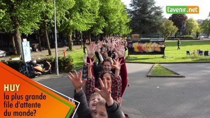 "Huy: la plus grande file d'attente du monde?"