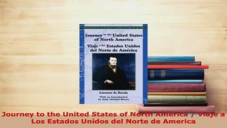 PDF  Journey to the United States of North America  Viaje a Los Estados Unidos del Norte de Ebook