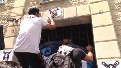 Filistinli Gençler, Undp Merkezini Birkaç Saatliğine Kapattı