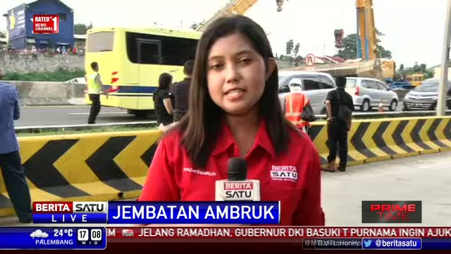 Didatangkan Lagi Alat Berat Evakuasi JPO Roboh di BSD