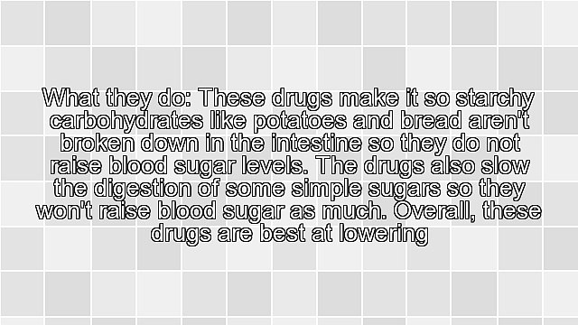Type 2 Diabetes - Drugs Used to Treat Blood Sugar Levels and Prevent Complications Part 1