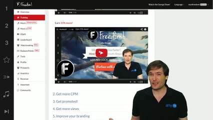 ★ 110% revenue share with Freedom! Points