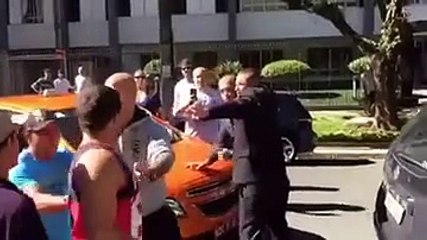 Video: Matt Brown's former coach Rodrigo Botti held after attacking fighter in Brazil