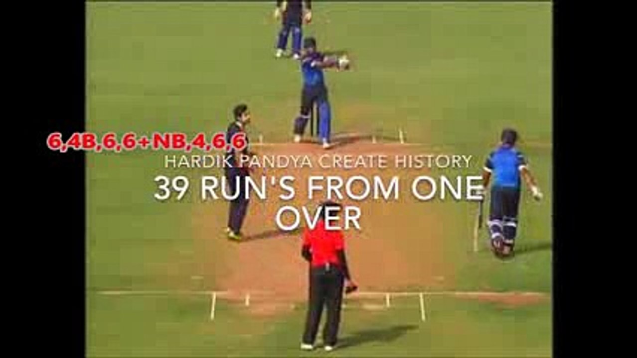 Hardik Pandya 39 Runs In An Over