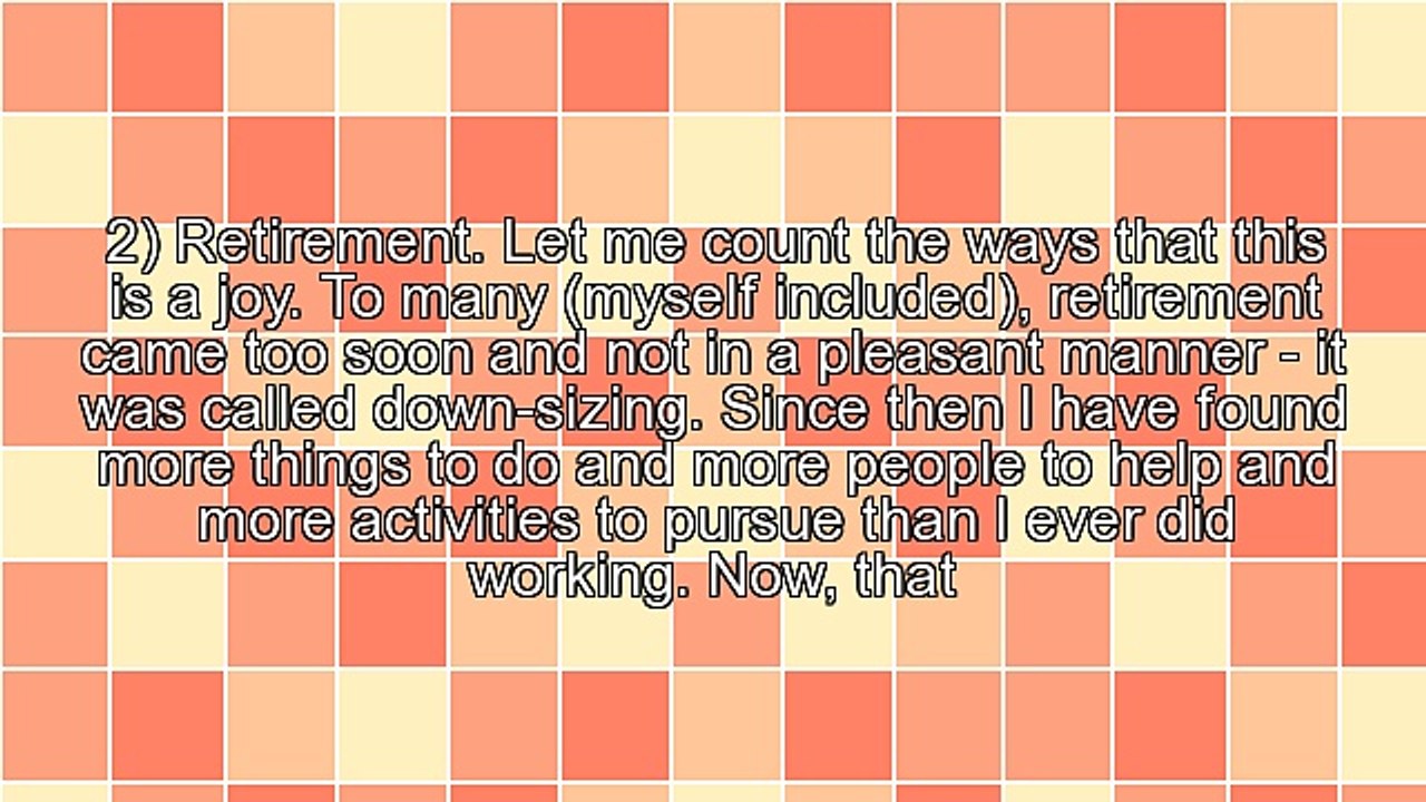 The Secret Joys Of Later Life - They All Start With Proper Nutrition and Exercise