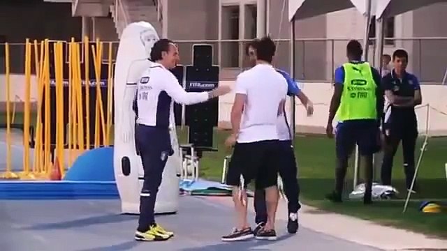 【中田英寿】 イタリア代表を訪問 Hidetoshi Nakata