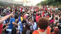 -tتظاهرة ضد الرئيس البرازيلي الجديد وحكومته في ساو باولو