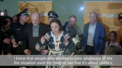 Eurovision winner gets warm welcome on her return to Kiev