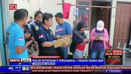 Tersangka Pembunuh Karyawati Pabrik Pelajar SMP