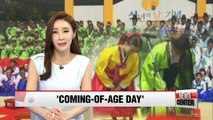 44th Coming-of-Age Day marked with traditional ceremony in Seoul