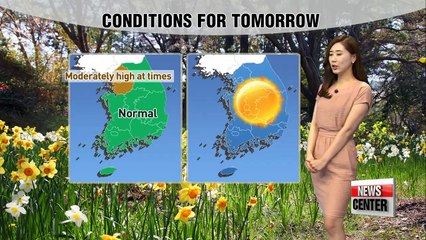 Sunny, summer-like conditions in store Tuesday