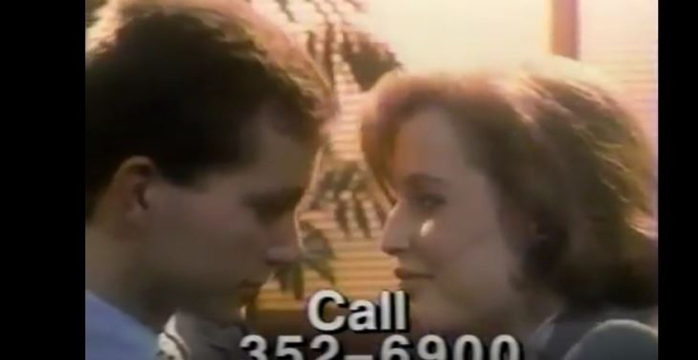Gillian Anderson : 1987 Dematology Commercial