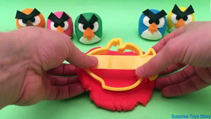 Play Dough Angry Birds with Animal Molds Fun and Creative For Kids