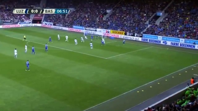 Marco Schneuwly Goal FC Luzern vs FC Basel 16-05-2016