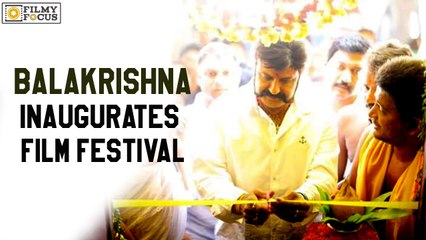 Balakrishna inaugurates Film Festival at Gannavaram Venkateswara Theatre - Filmyfocus.com