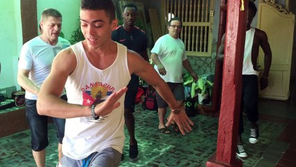 Dansacuba Cours de Style Garçon niveau inter février 2016 à Santiago de Cuba